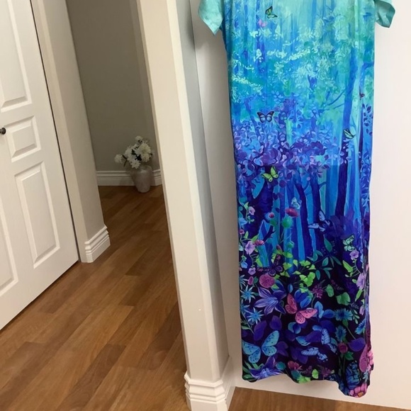 NEW: SHEIN Leisure Dress - butterflies Sz XL 42-43 bust - Picture 5 of 8